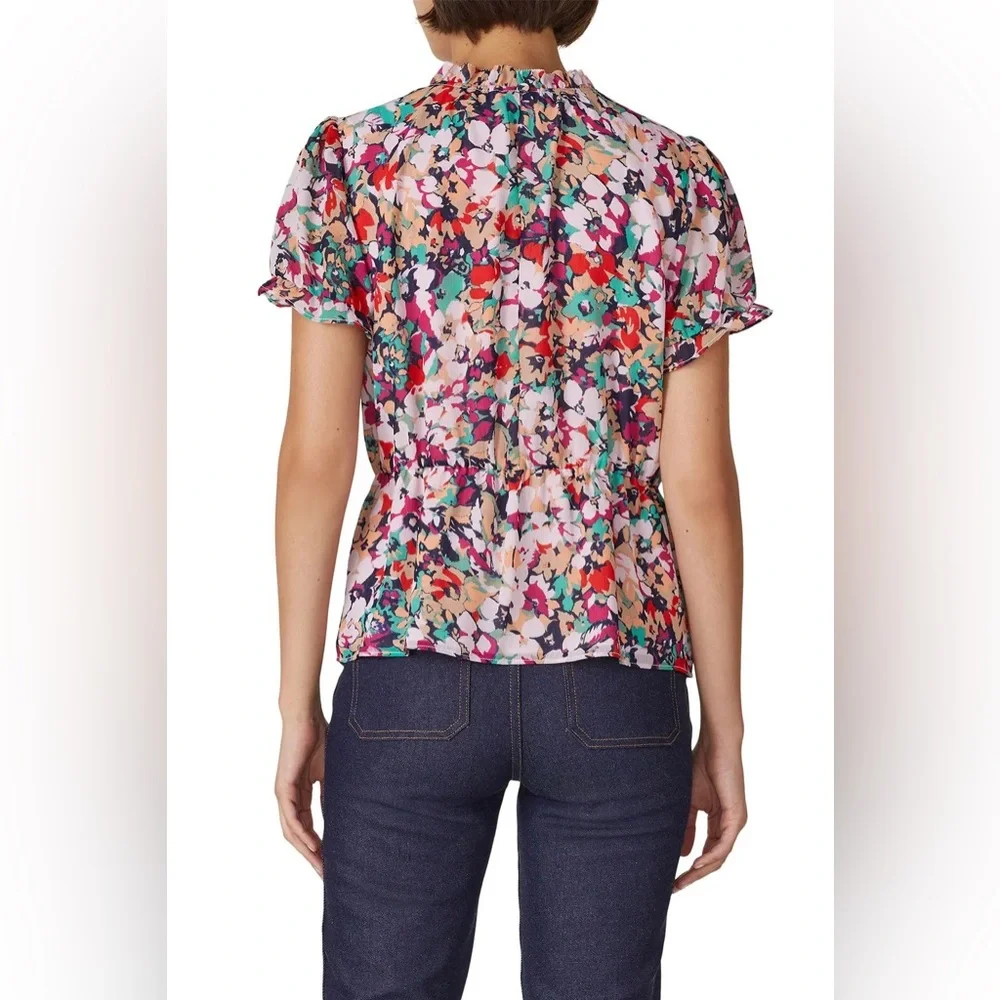 J.Crew‎ Crinkle Cyrano Floral Top